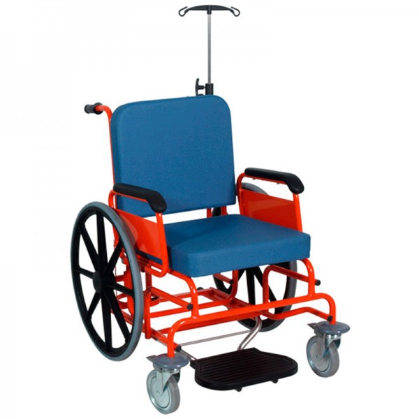 Cadeira de rodas para translado fixa